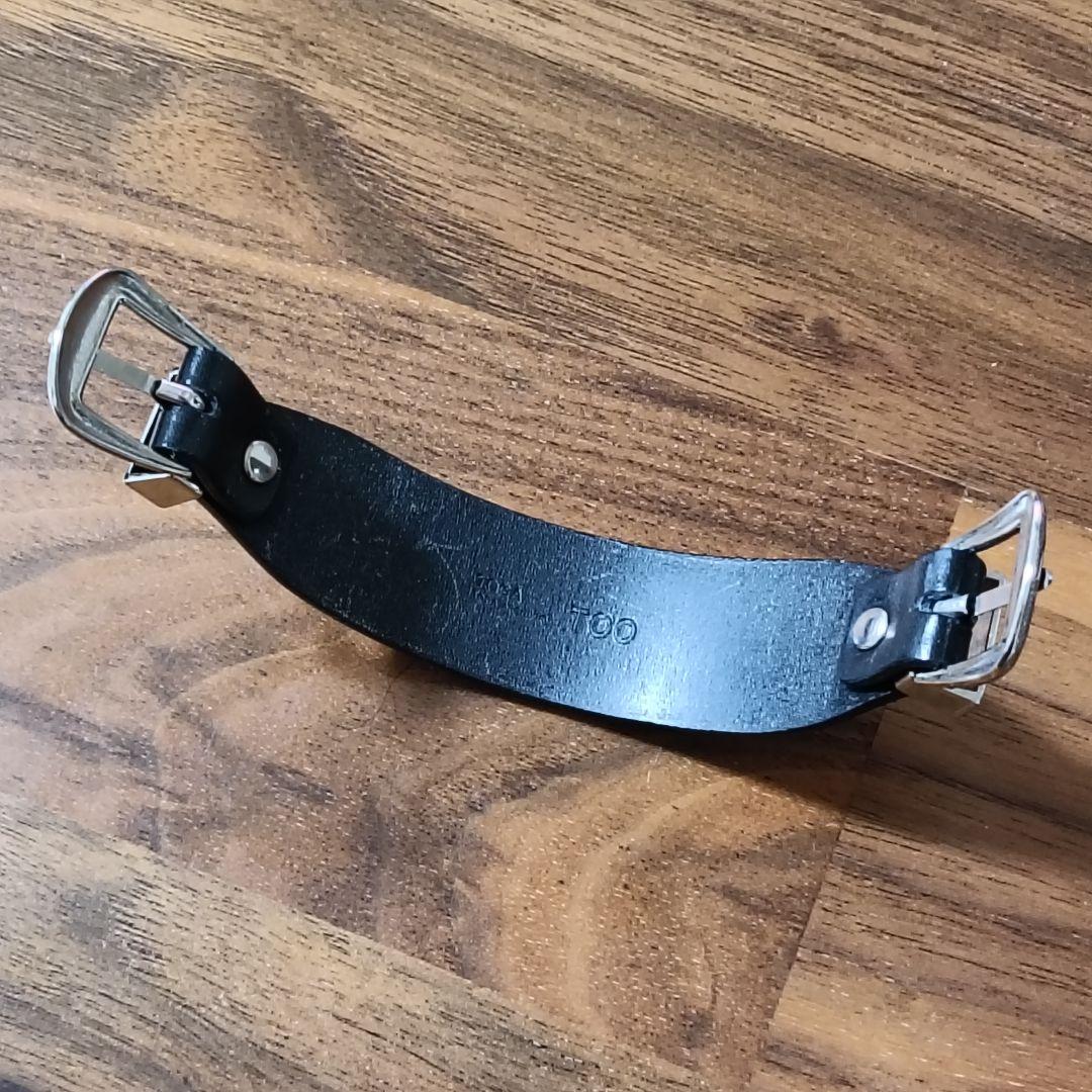 TOGA DOUBLE BUCKLE BANGLE ブラック