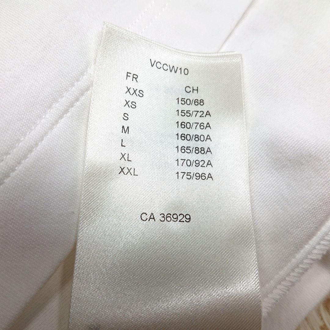 ヴィトン Tシャツ デニム モノグラム チェーン 白 XS