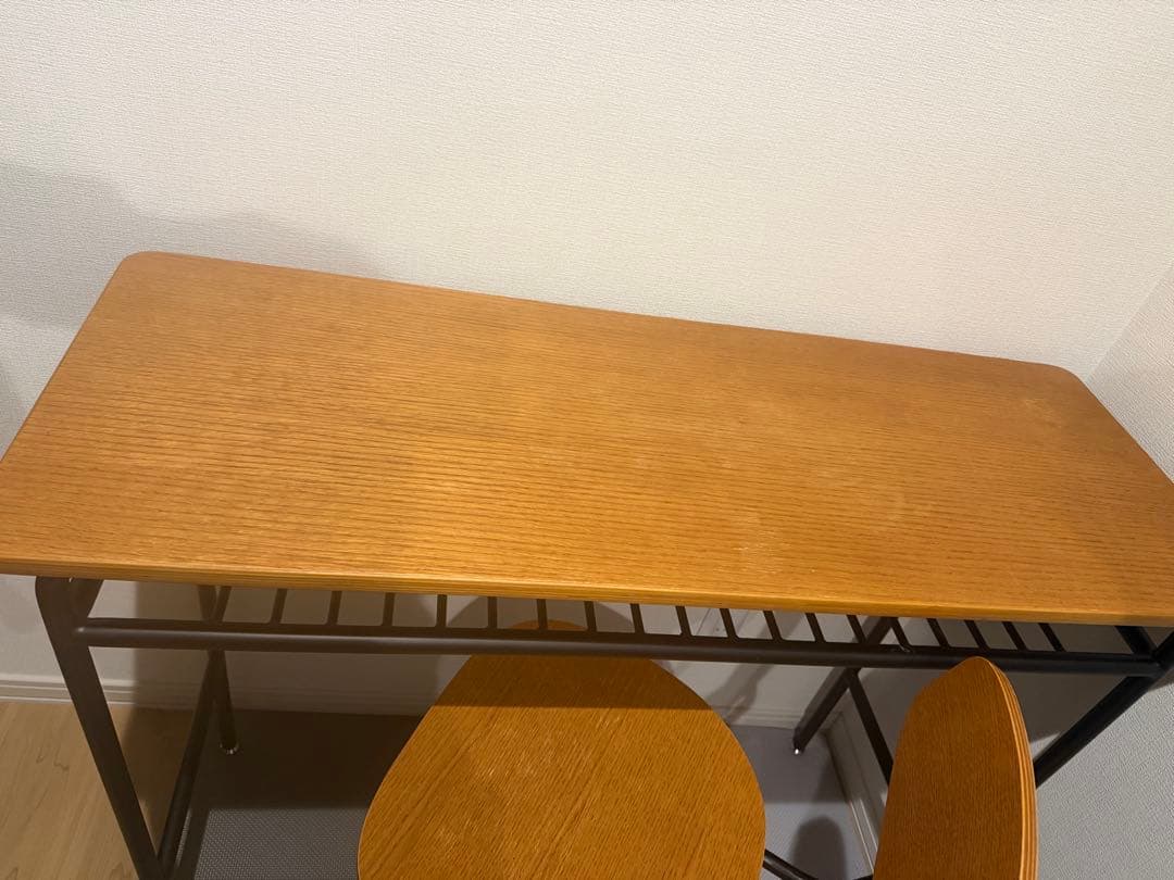 unico skola デスク　カウンターテーブル　チェア　定価7万円相当