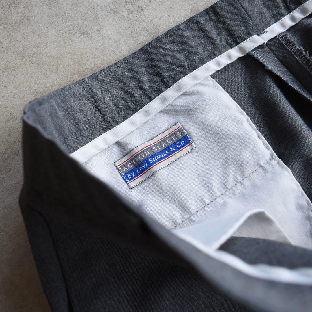 90s リーバイス アクションスラックス グレー W36 L32 USA製OVY