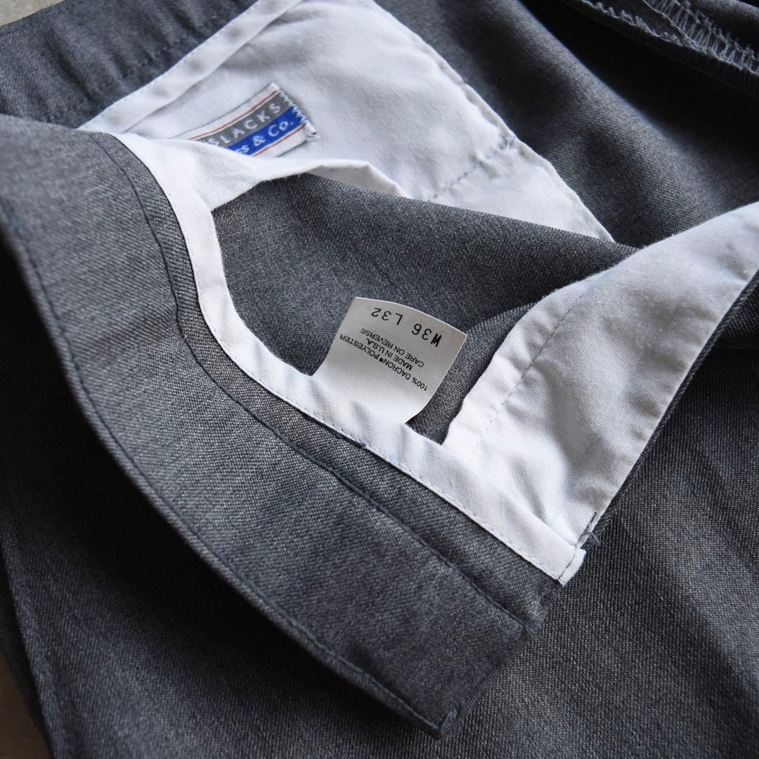 90s リーバイス アクションスラックス グレー W36 L32 USA製OVY