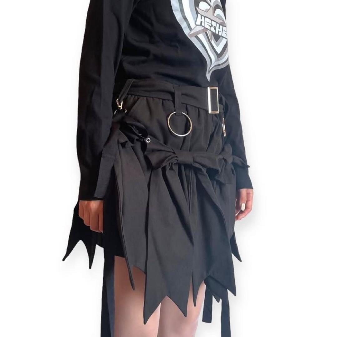 HEIHEI リボンショートパンツ ブラック