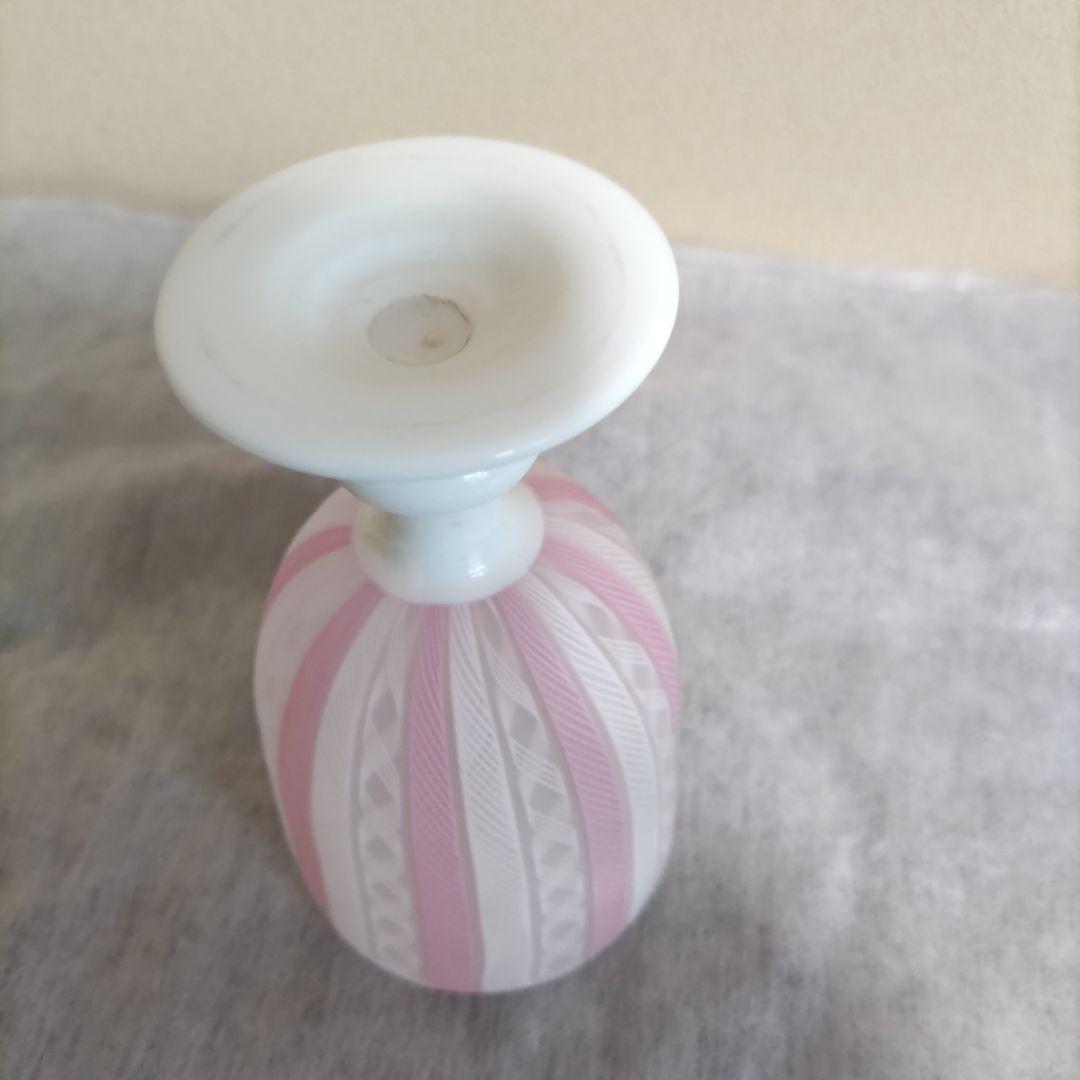 値下げしました。 人間国宝、藤田喬平 手吹ワイングラス