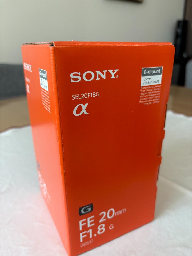 SONY FE 20mm F1.8 G 2026/11/23まで保証残