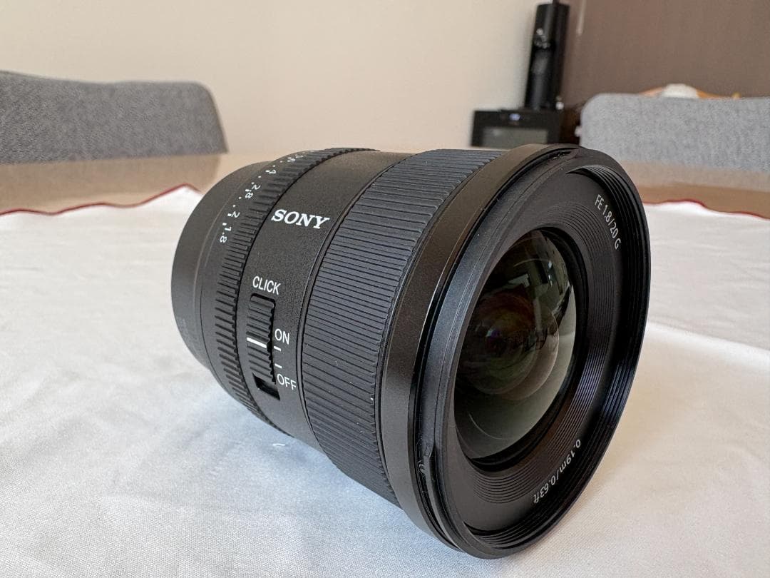 SONY FE 20mm F1.8 G 2026/11/23まで保証残