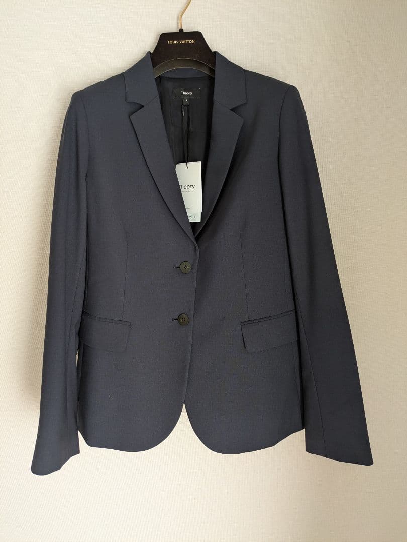 新品*定価5.5万 セオリー上質テーラードジャケット ネイビー 4