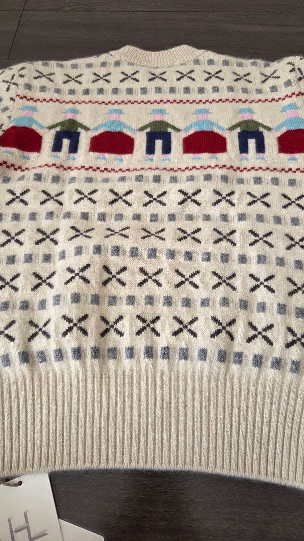 ナ*レ様 ヘリルHERILLカシミアジャカードセーター