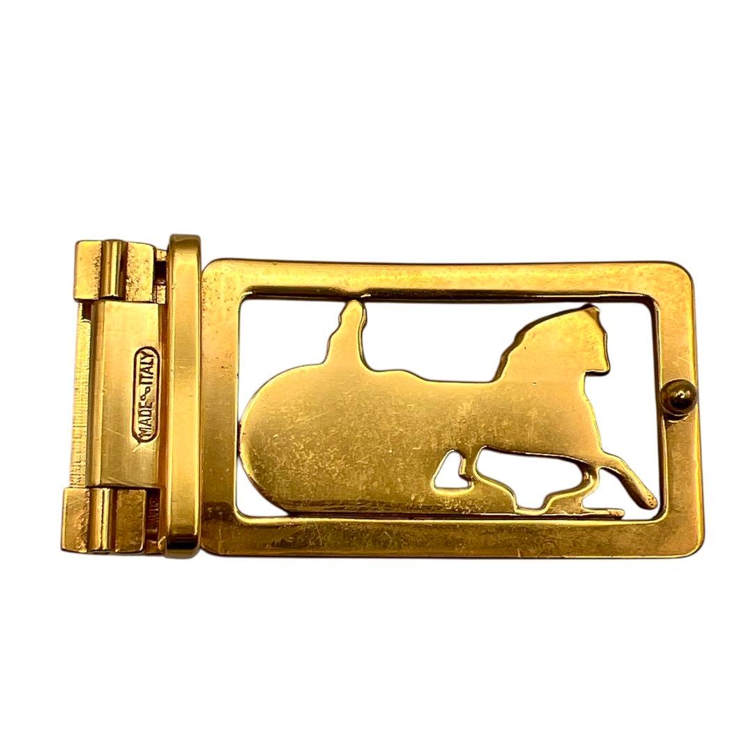 CELINE ベルト ホースキャリッジ バックル 8025