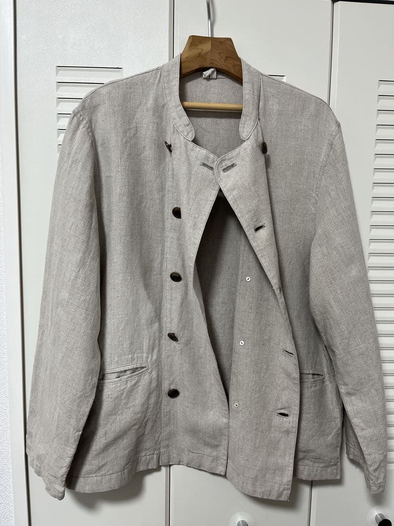 【美品】nest Robe CONFECT ブラックリネン クック ジャケット