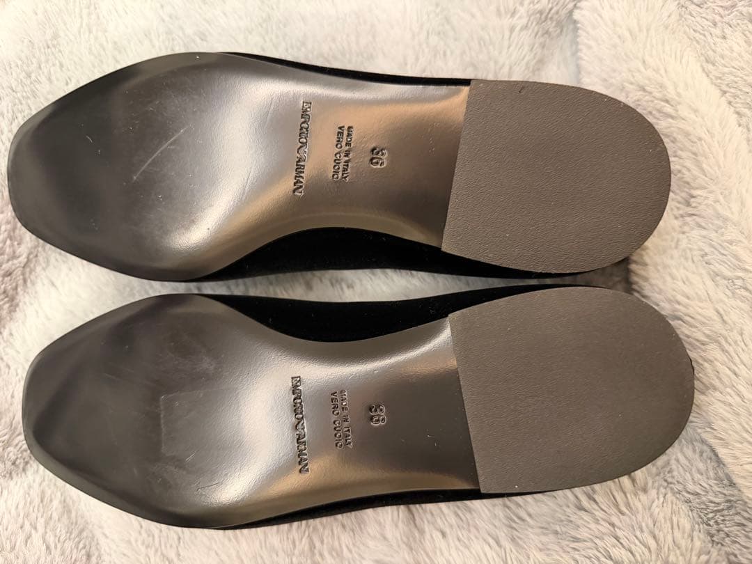 エンポリオアルマーニ　ベルベットローファー 36サイズ