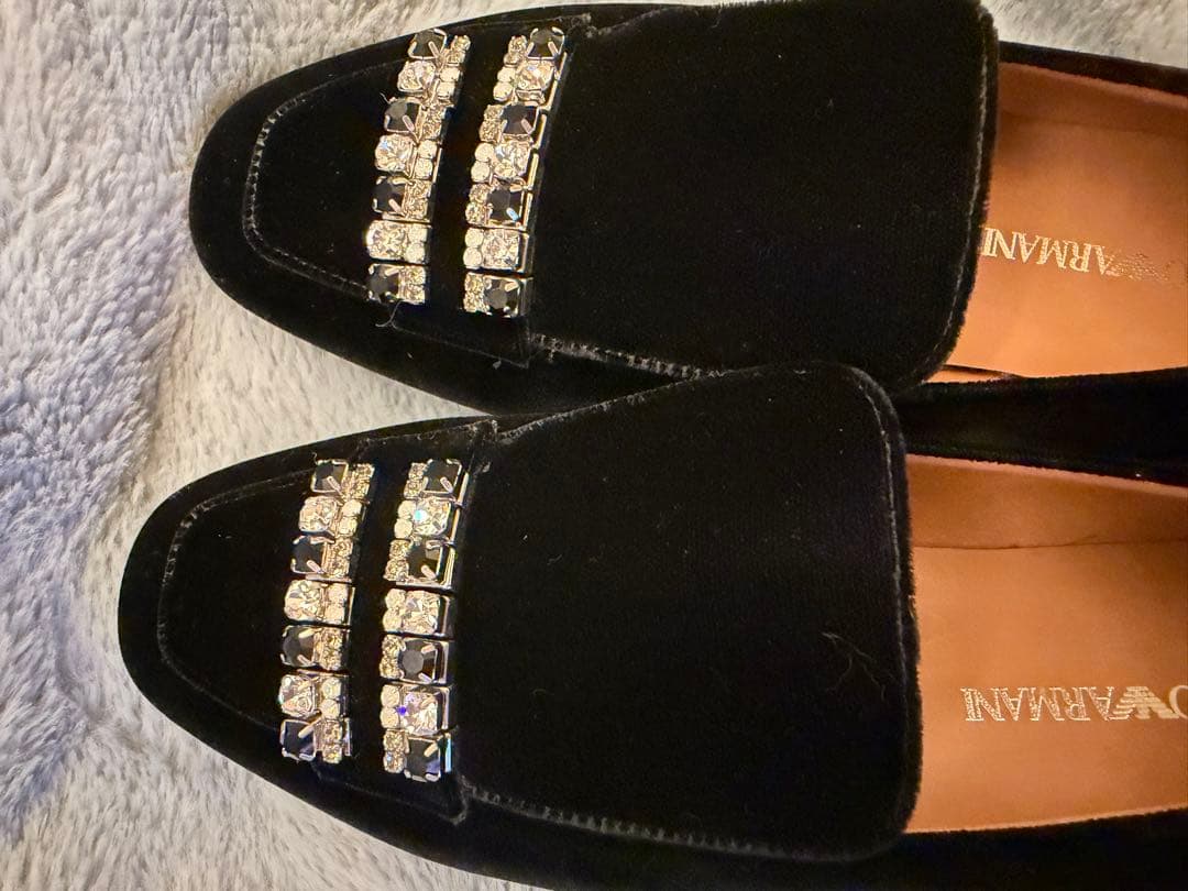 エンポリオアルマーニ　ベルベットローファー 36サイズ