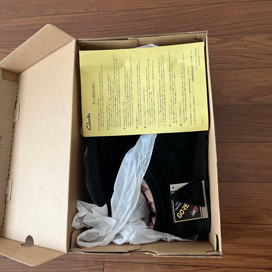 CLARKS ワラビー ブラックモカシン