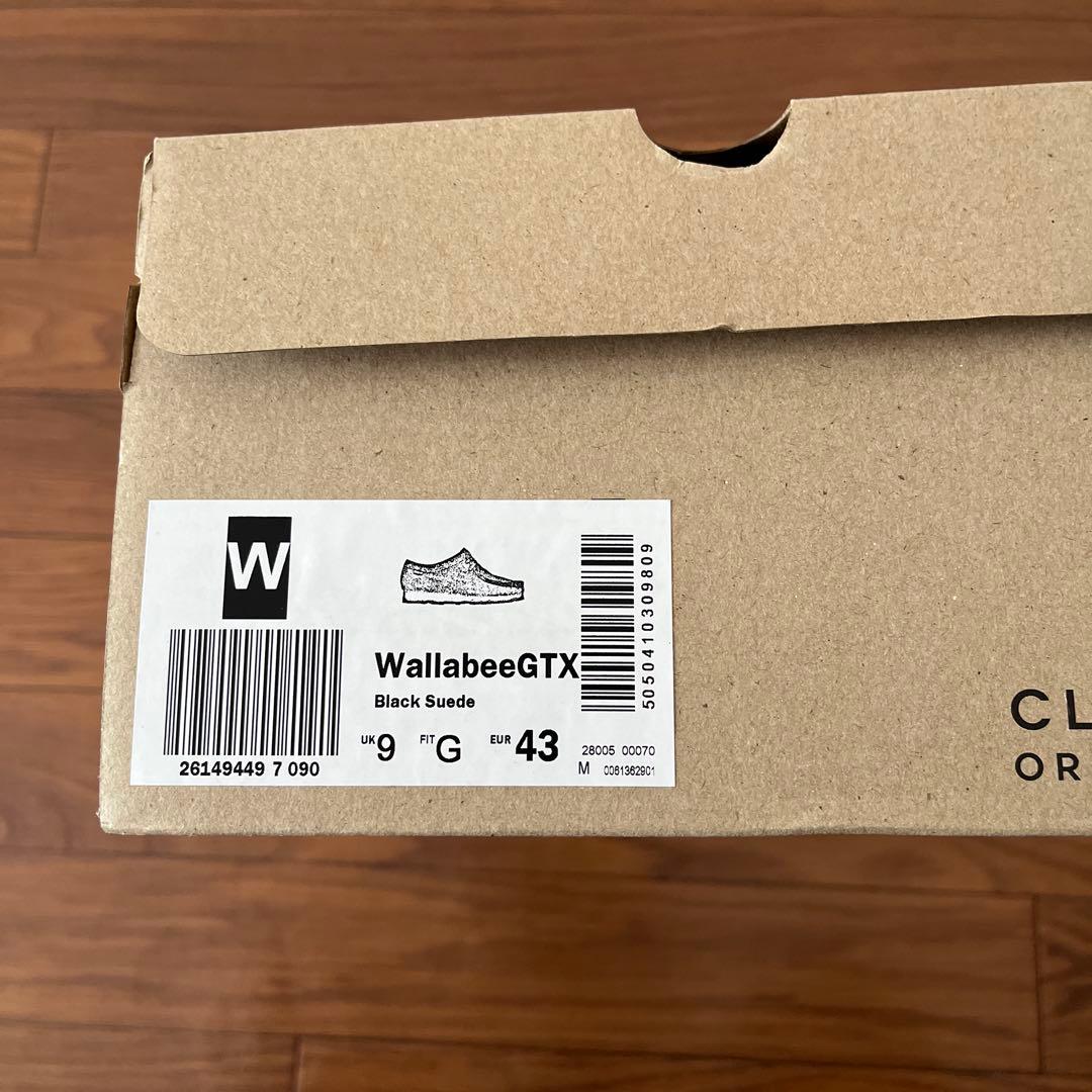 CLARKS ワラビー ブラックモカシン