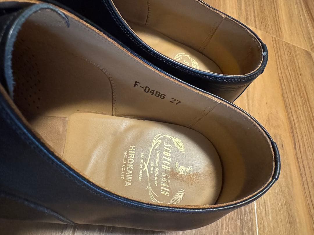 【美品】スコッチグレイン　SCOTCH GRAIN 黒　27cm