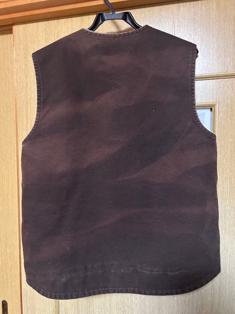 [神サイズ‼️]Carhartt ダックベスト　ブラウン　メキシコ製