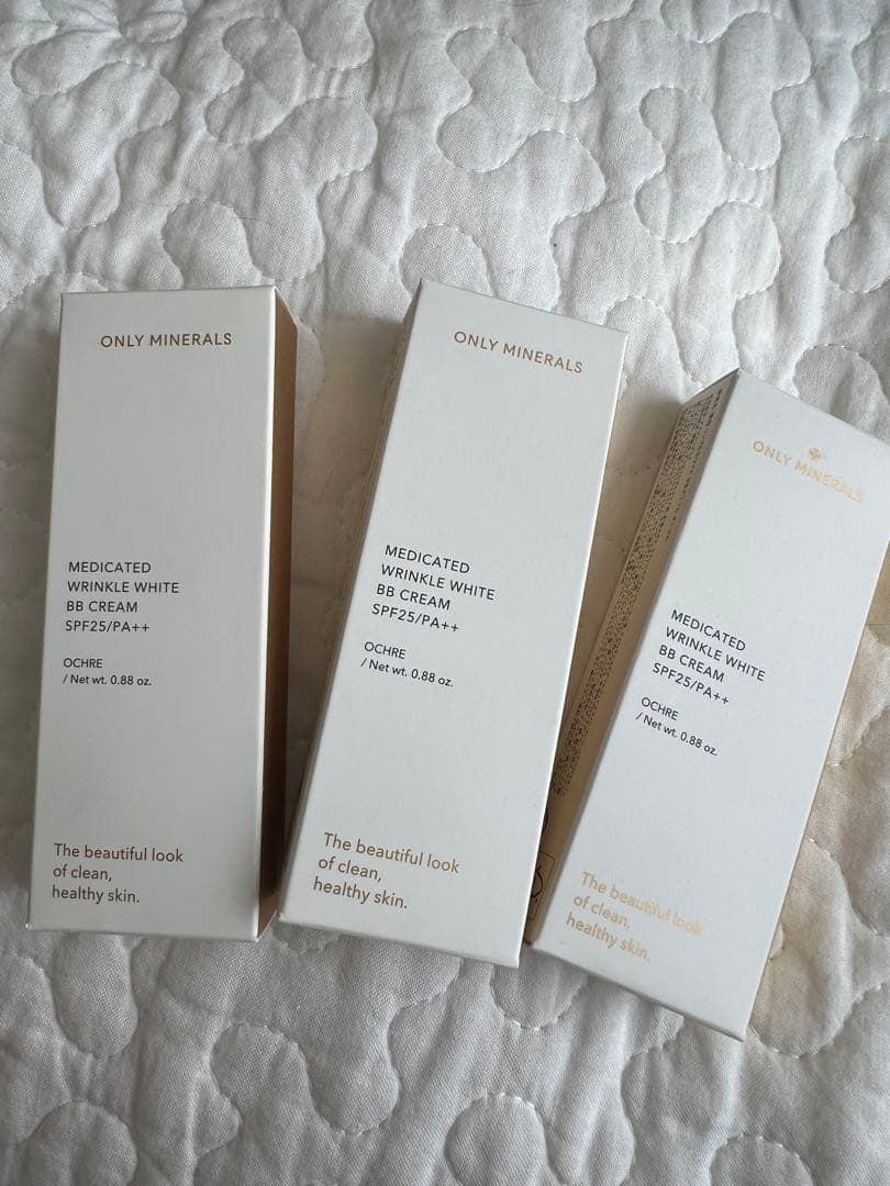 オンリーミネラル　薬用リンクルホワイト　BBクリーム　3個セット