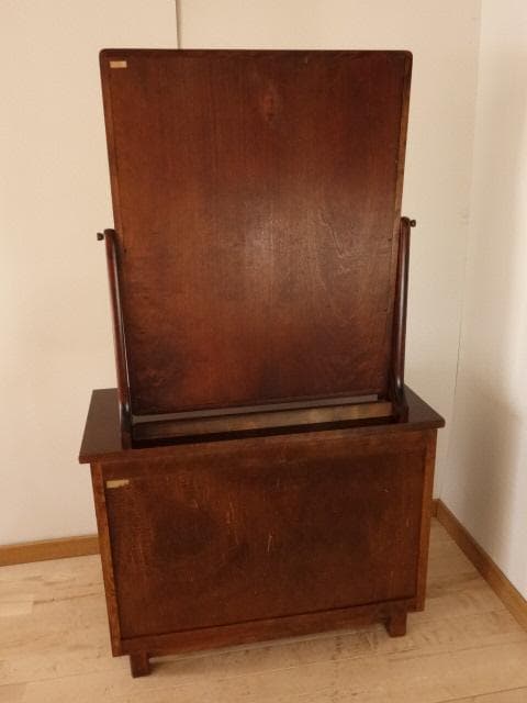 北海道民芸家具　ドレッサー　鏡台　再塗装済　ＵＳＥＤ