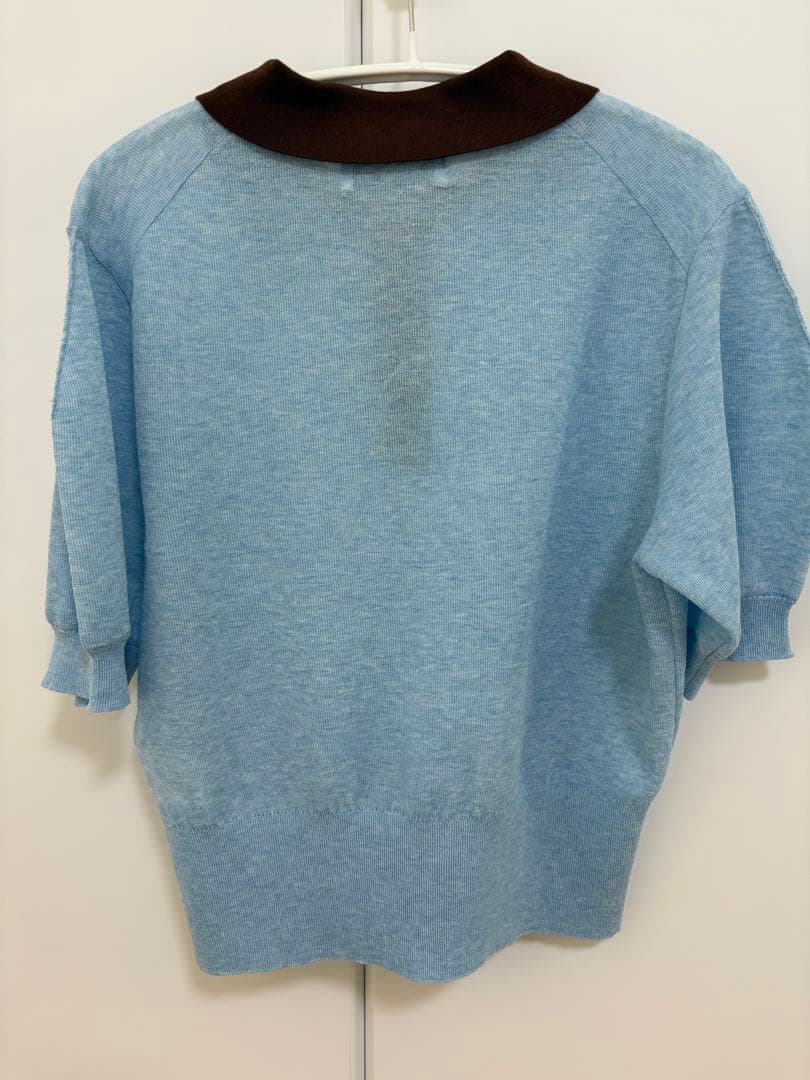 【新品未使用】ADAM ET ROPE'ラミーニットポロシャツ