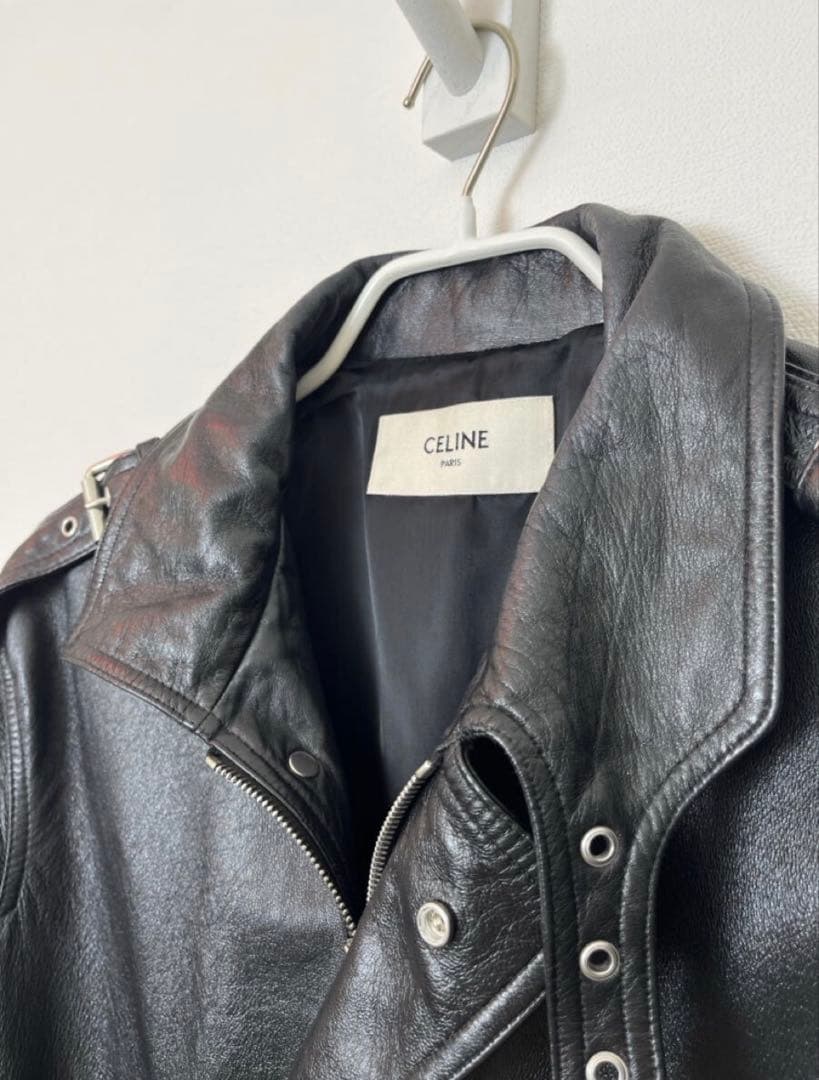 h*y様 CELINE レザー　ライダース　ジャケット