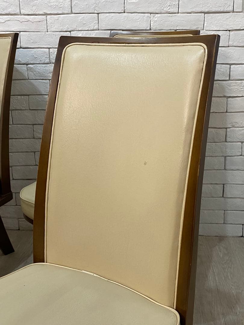 【東京都内23区配送無料】ニトリ　回転 ダイニングチェア 4脚セット　椅子