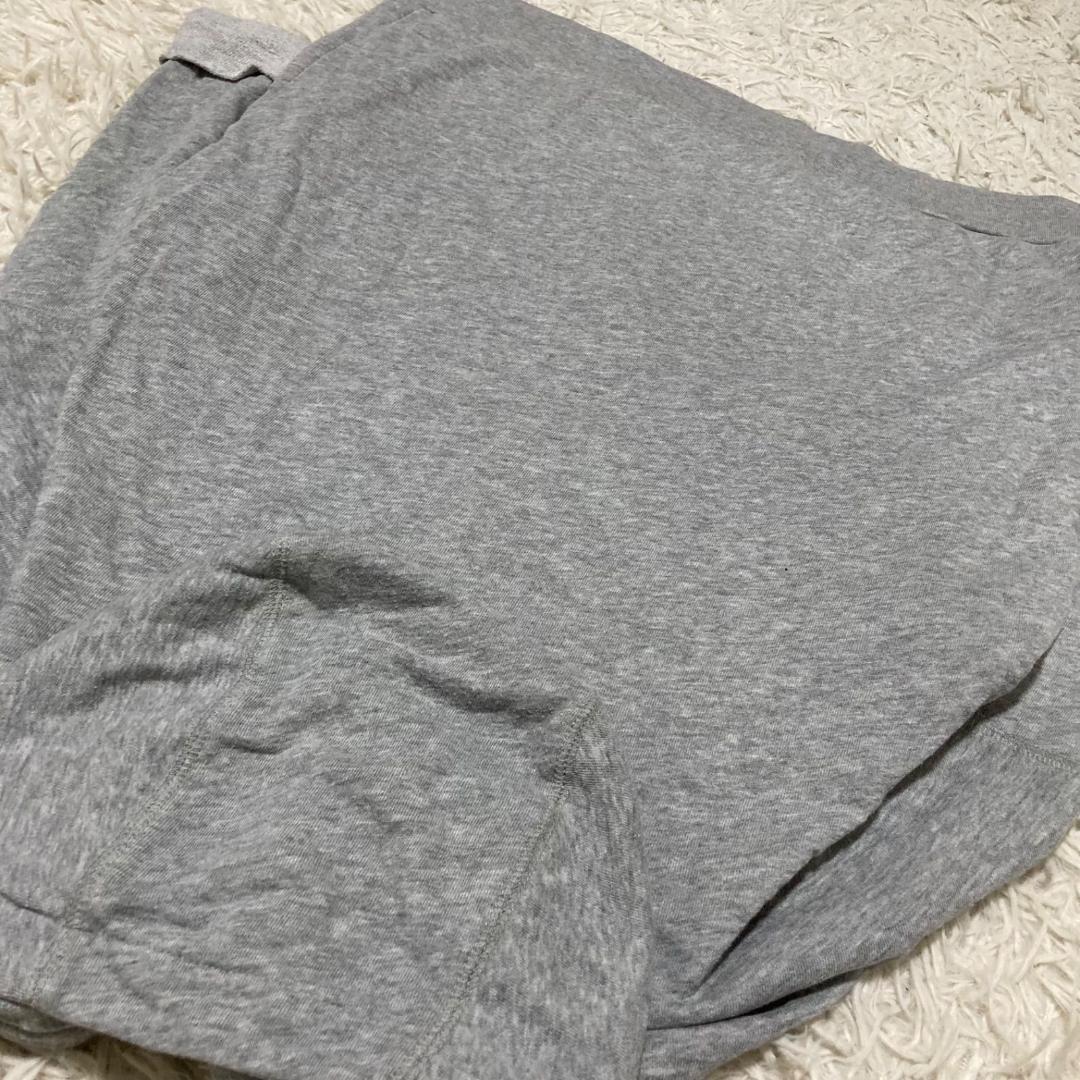 14718✨モンクレール ロゴワッペン フード付きジップパーカー グレー XS