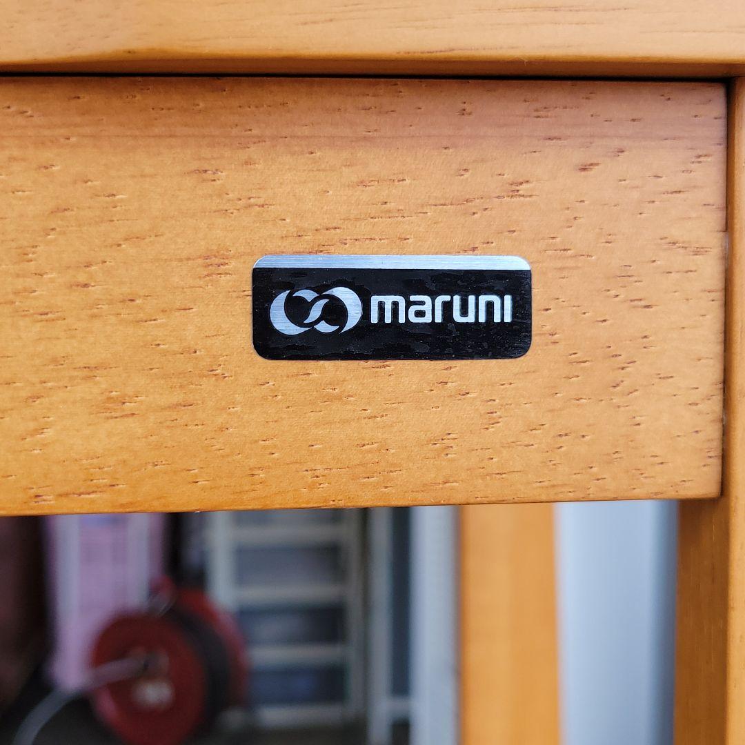 maruni マルニ木工 電話台 FAX台 キャビネット 収納付き 幅61cm