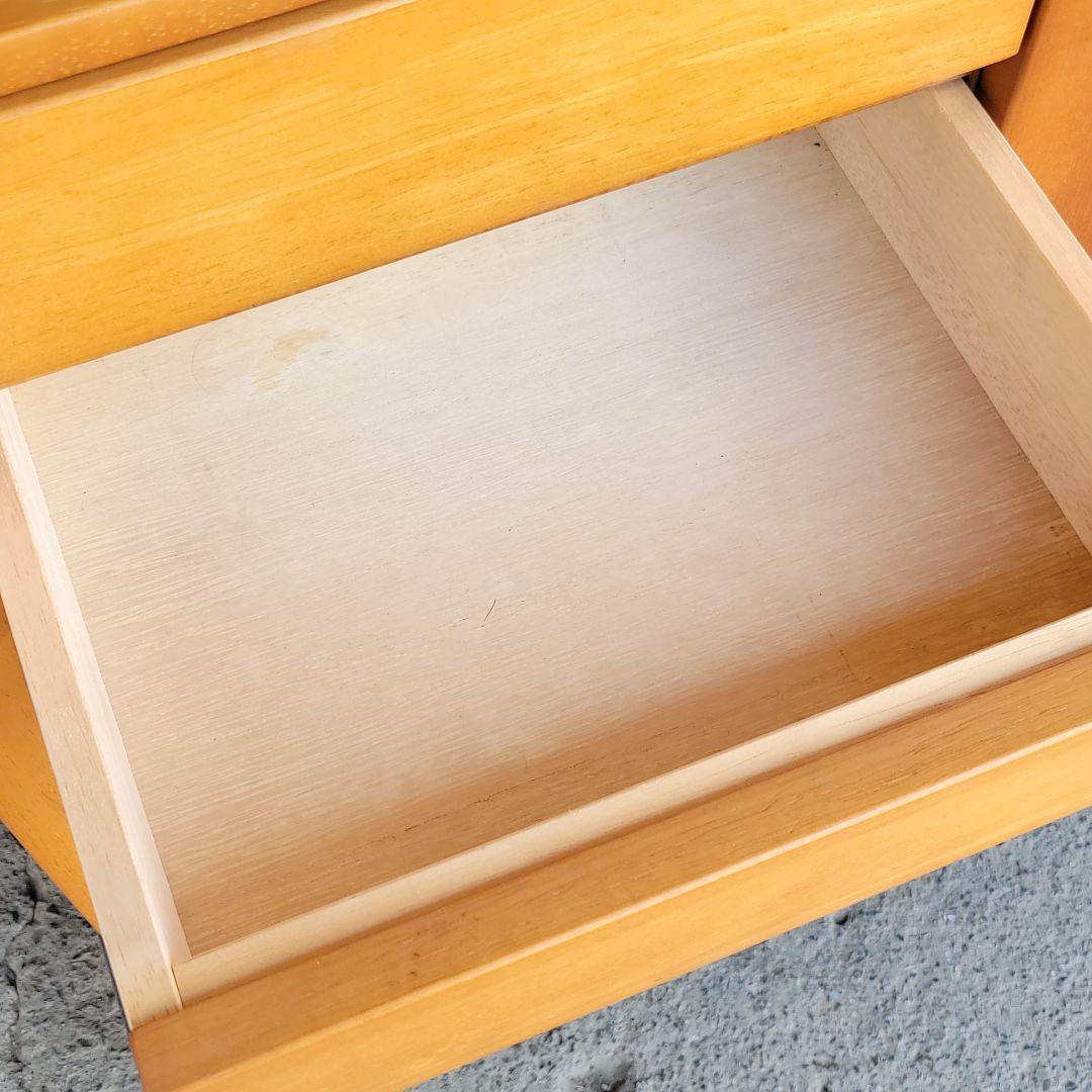 maruni マルニ木工 電話台 FAX台 キャビネット 収納付き 幅61cm