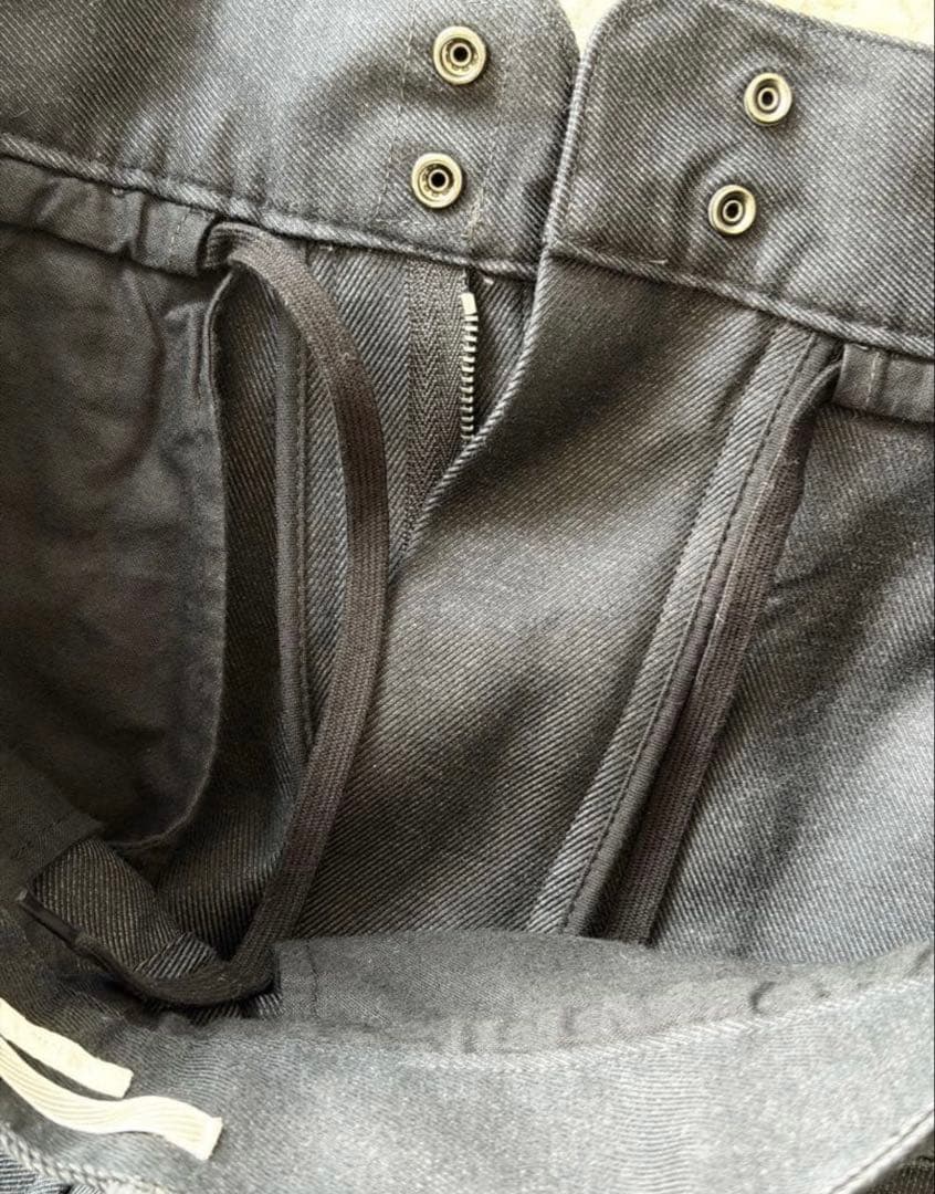 パンツ blurhms Drill Chambray SuperWide6PSlacks