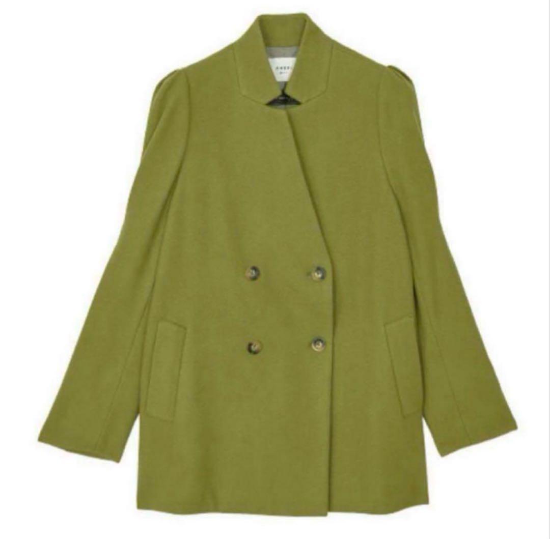 RIN✴︎Ameri ジャケットモスグリーンピスタチオコートテーラード