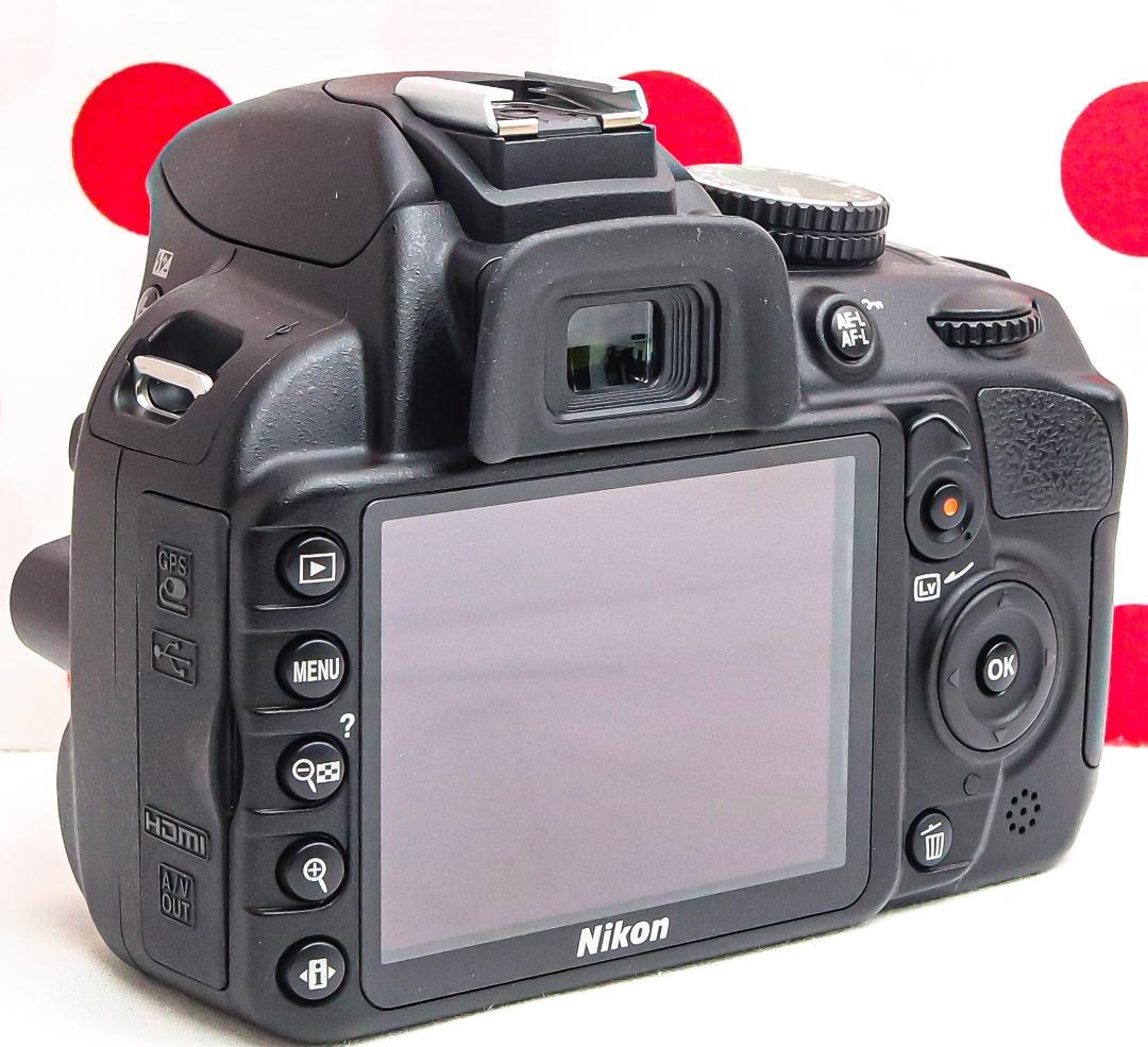 Nikon D3100❤スマホ転送OK❤一眼レフカメラ❤ダブルレンズ❤動画撮影可
