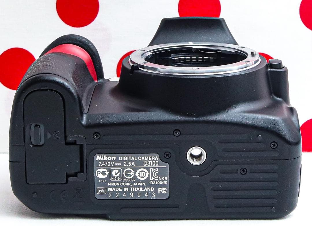 Nikon D3100❤スマホ転送OK❤一眼レフカメラ❤ダブルレンズ❤動画撮影可