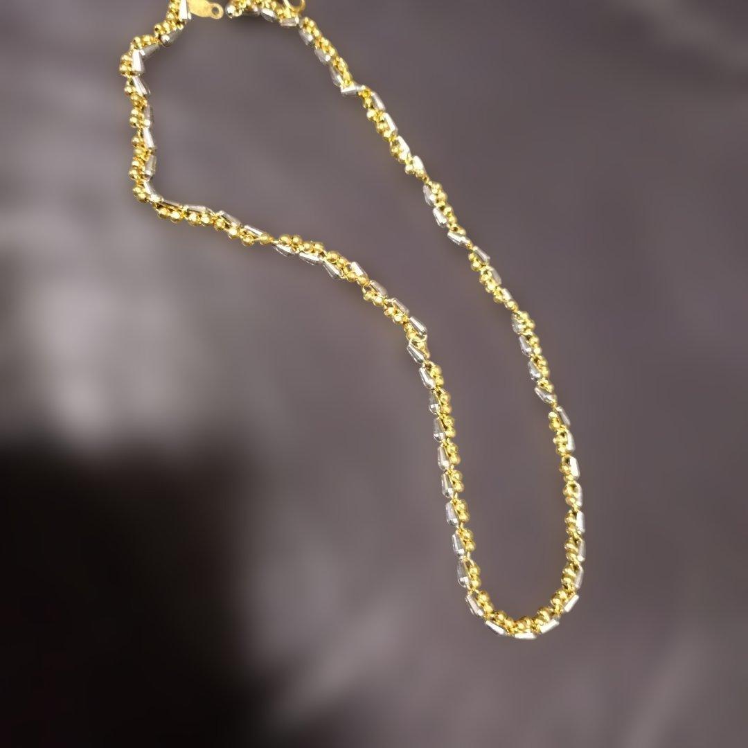 750 850PL刻印　コンビデザインネックレス