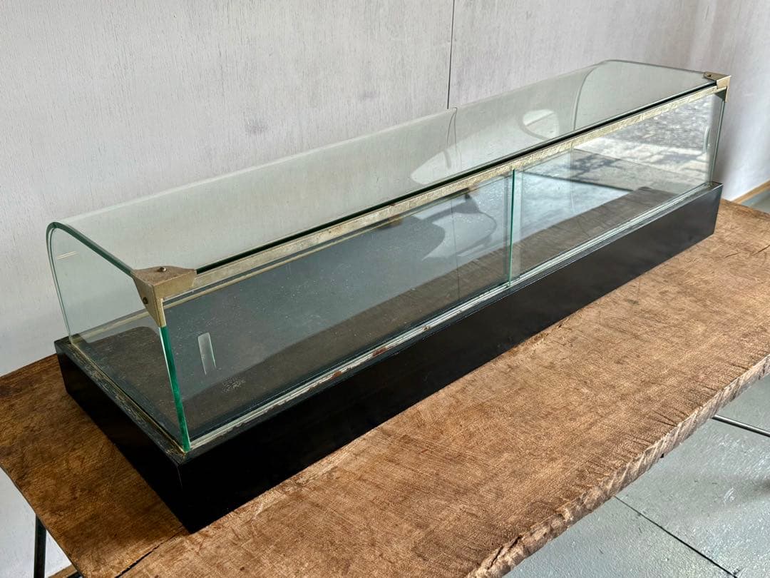 ラウンド ガラスショーケース ディスプレイケース ジュエリーケース ヴィンテージ