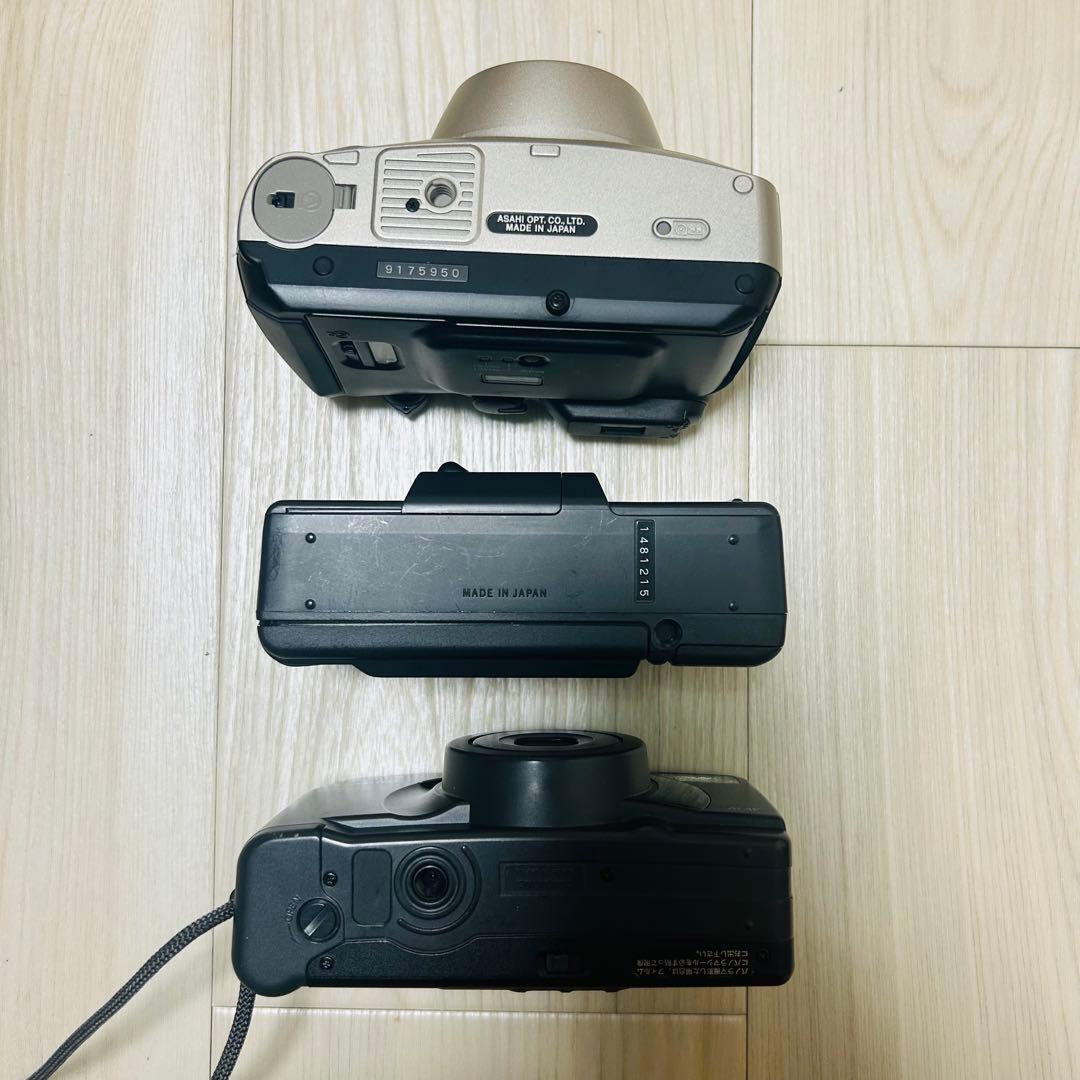 PENTAX OLYMPUS Canon フィルムカメラ 3台セット