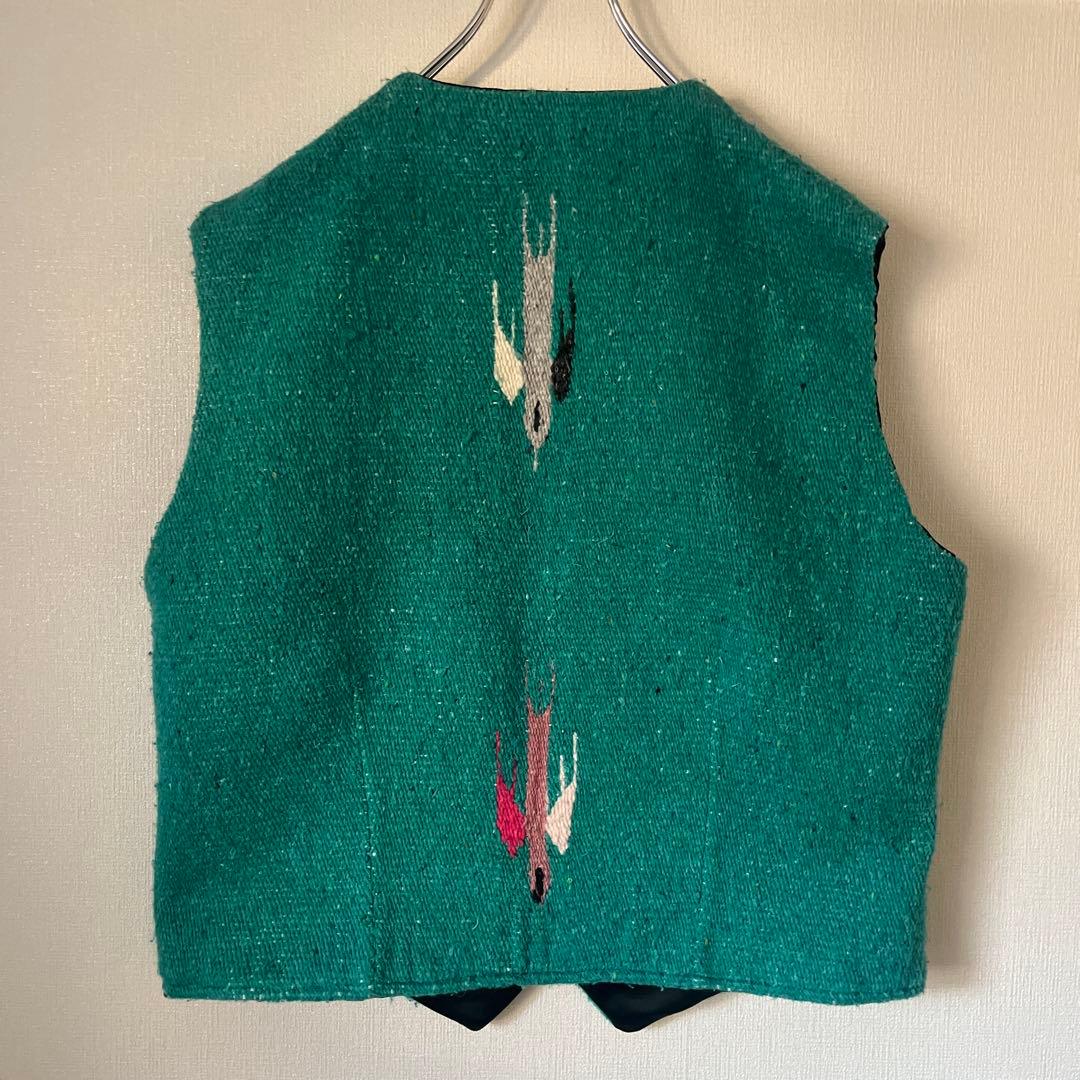 usa製 希少 サンダーバード柄 チマヨベスト 民族