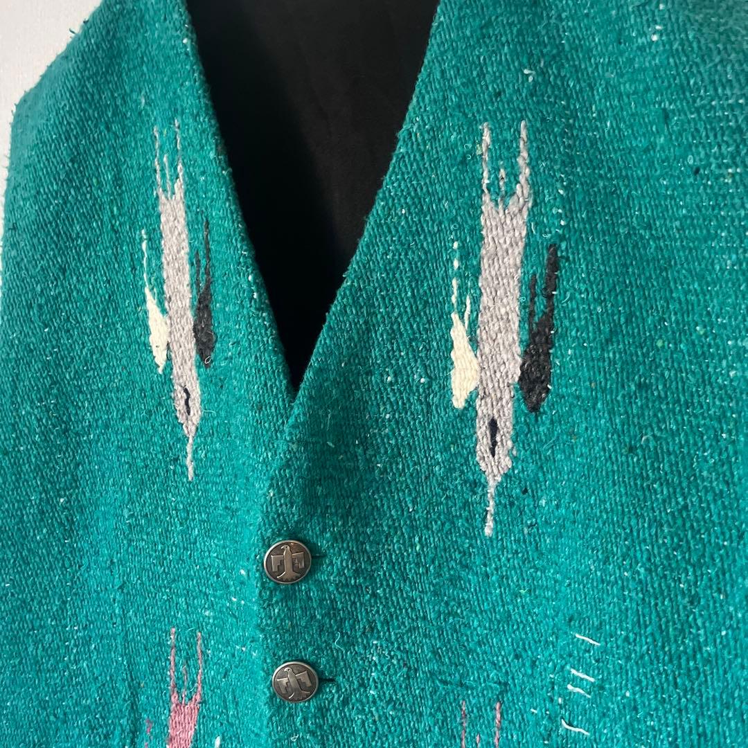 usa製 希少 サンダーバード柄 チマヨベスト 民族