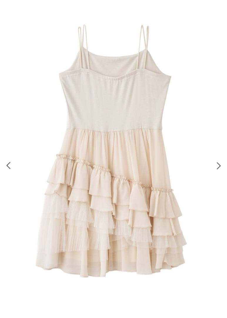 ティアードミニキャミワンピース