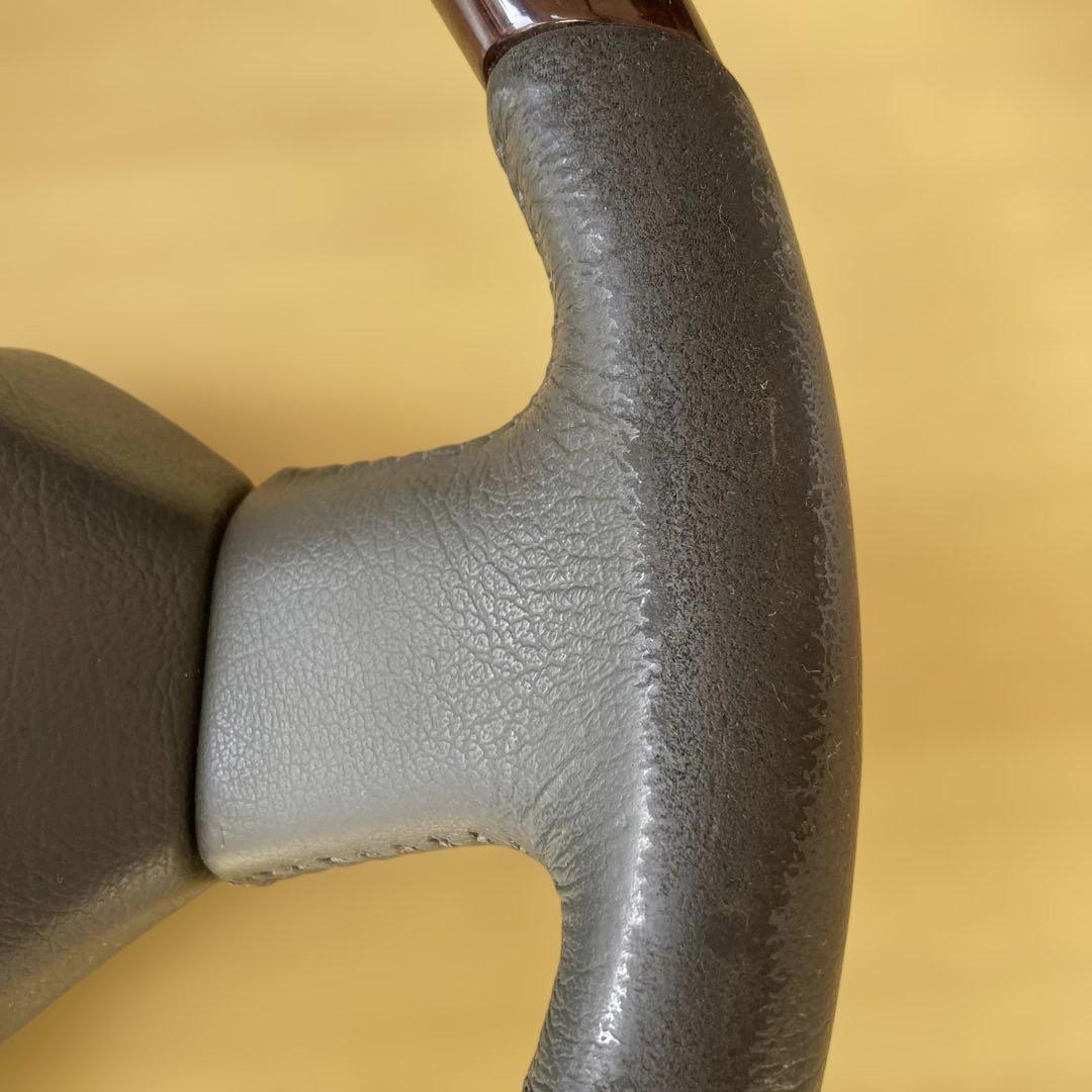 ランドクルーザー 純正 ハンドル ウッドレザー