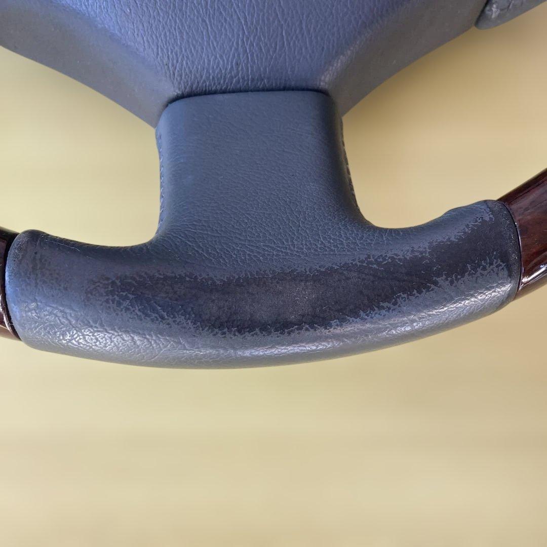 ランドクルーザー 純正 ハンドル ウッドレザー