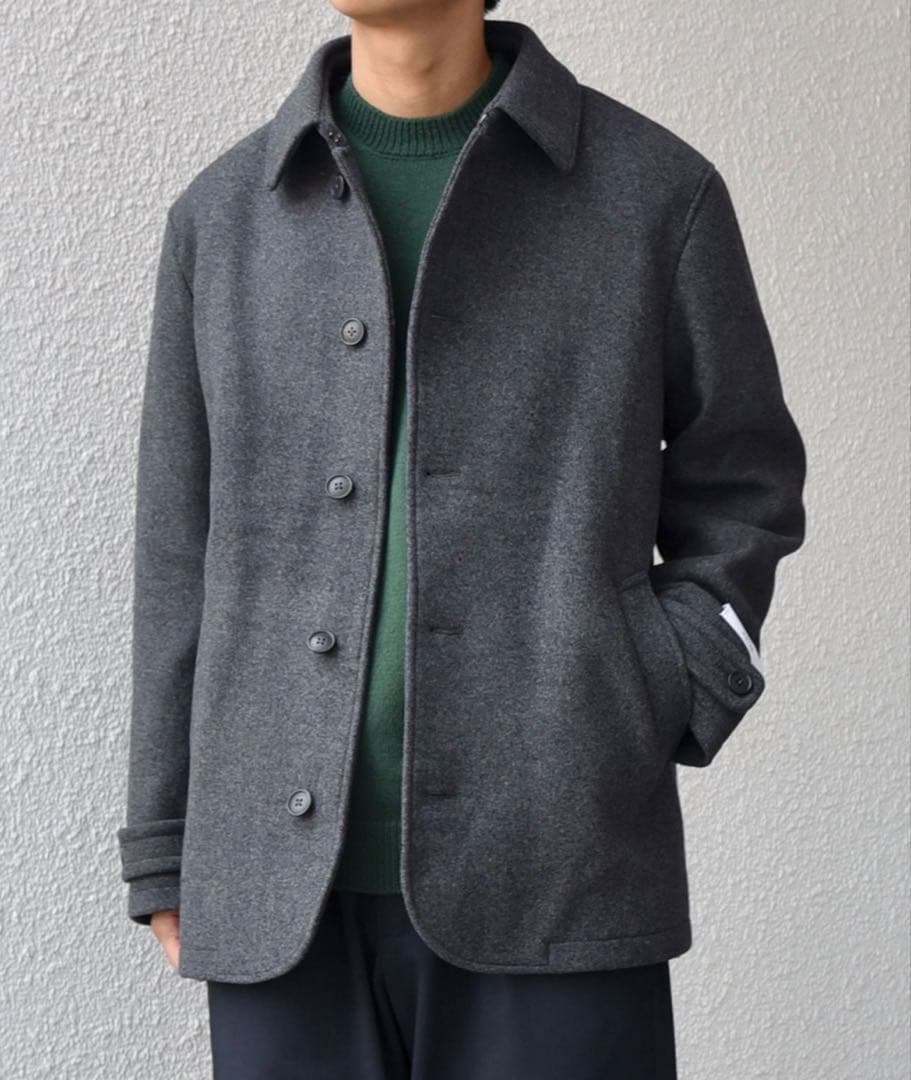 s*9様 SHIPS any: PURE WOOL MELTON シングル Pコ