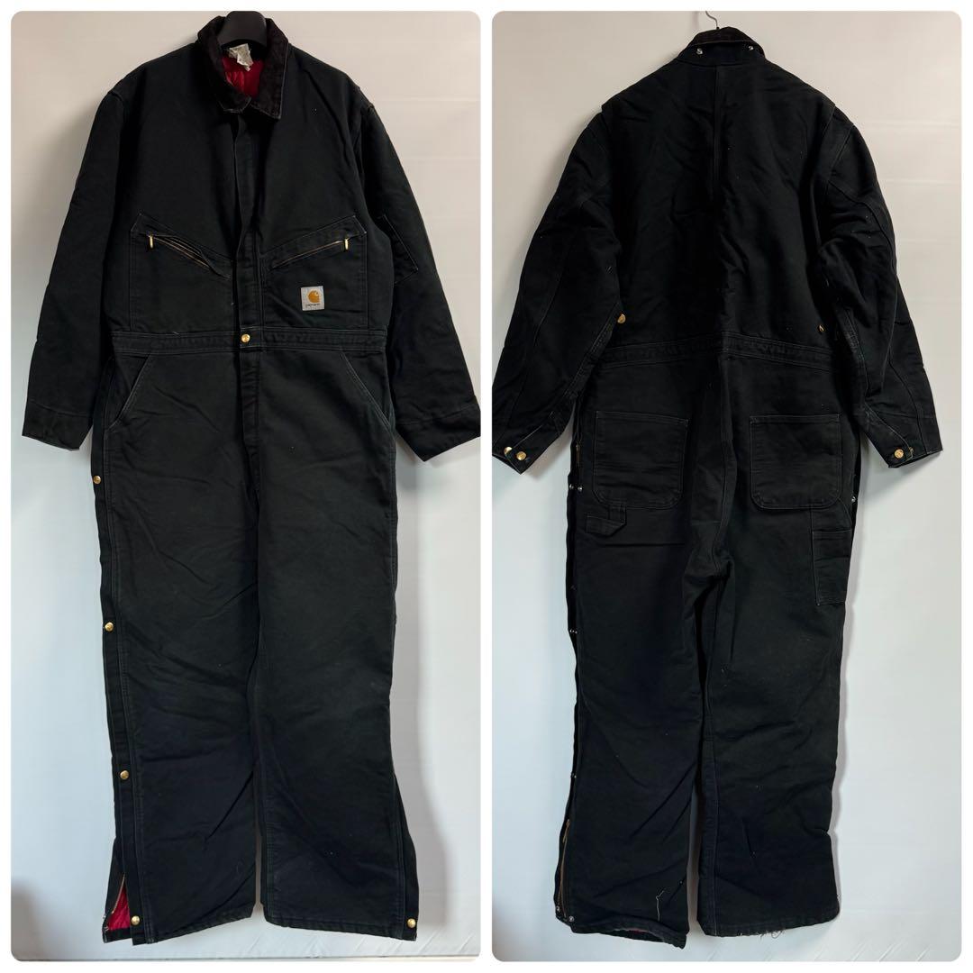 Carhartt カーハート　USA製 つなぎ　BLACK 46