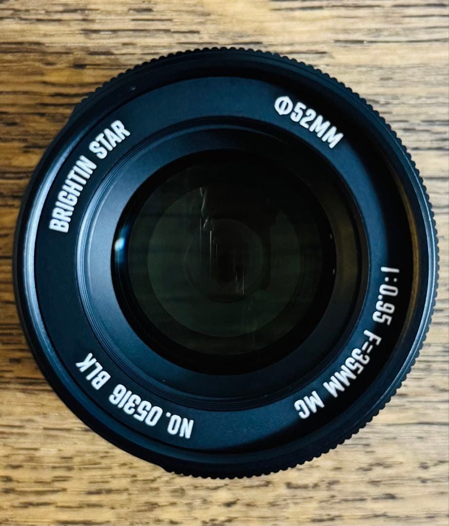 【未使用】Brightin Star 35mm F0.95 NEX