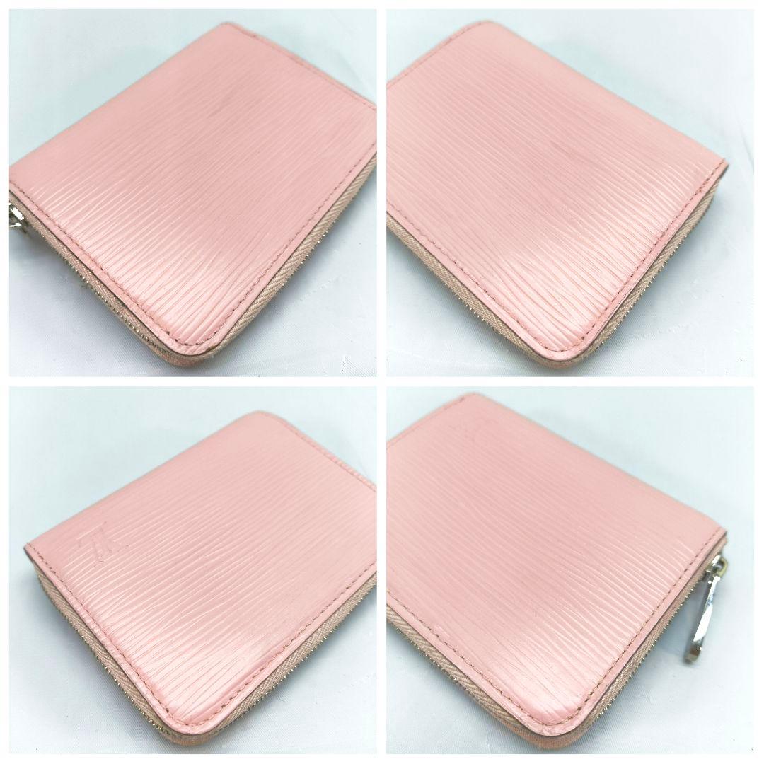 美品 ルイヴィトン エピ ジッピーパース ローズバレリーヌ ピンク
