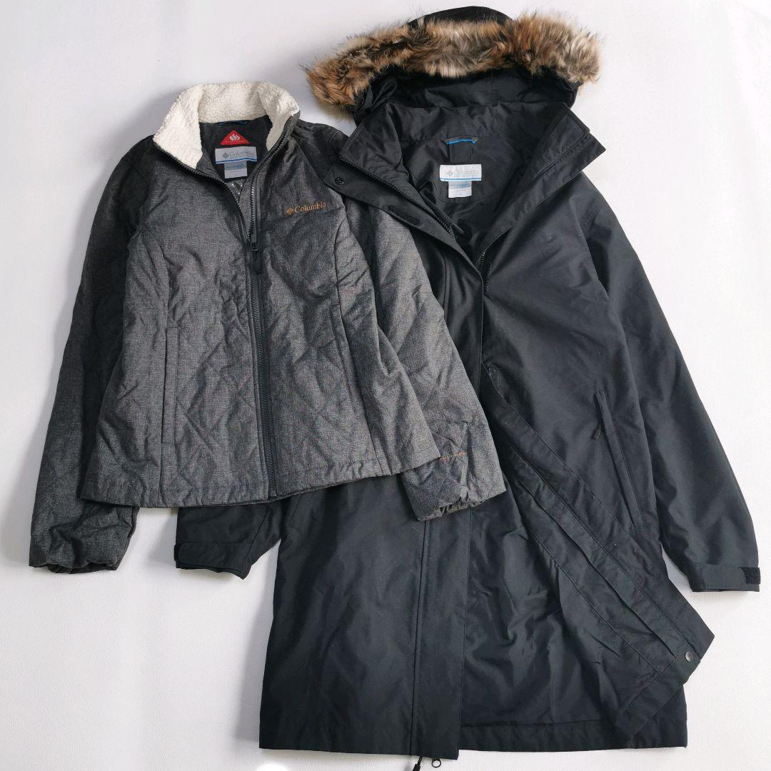 コロンビア オムニヒート3WAYコート モッズコート ライナー 撥水 黒