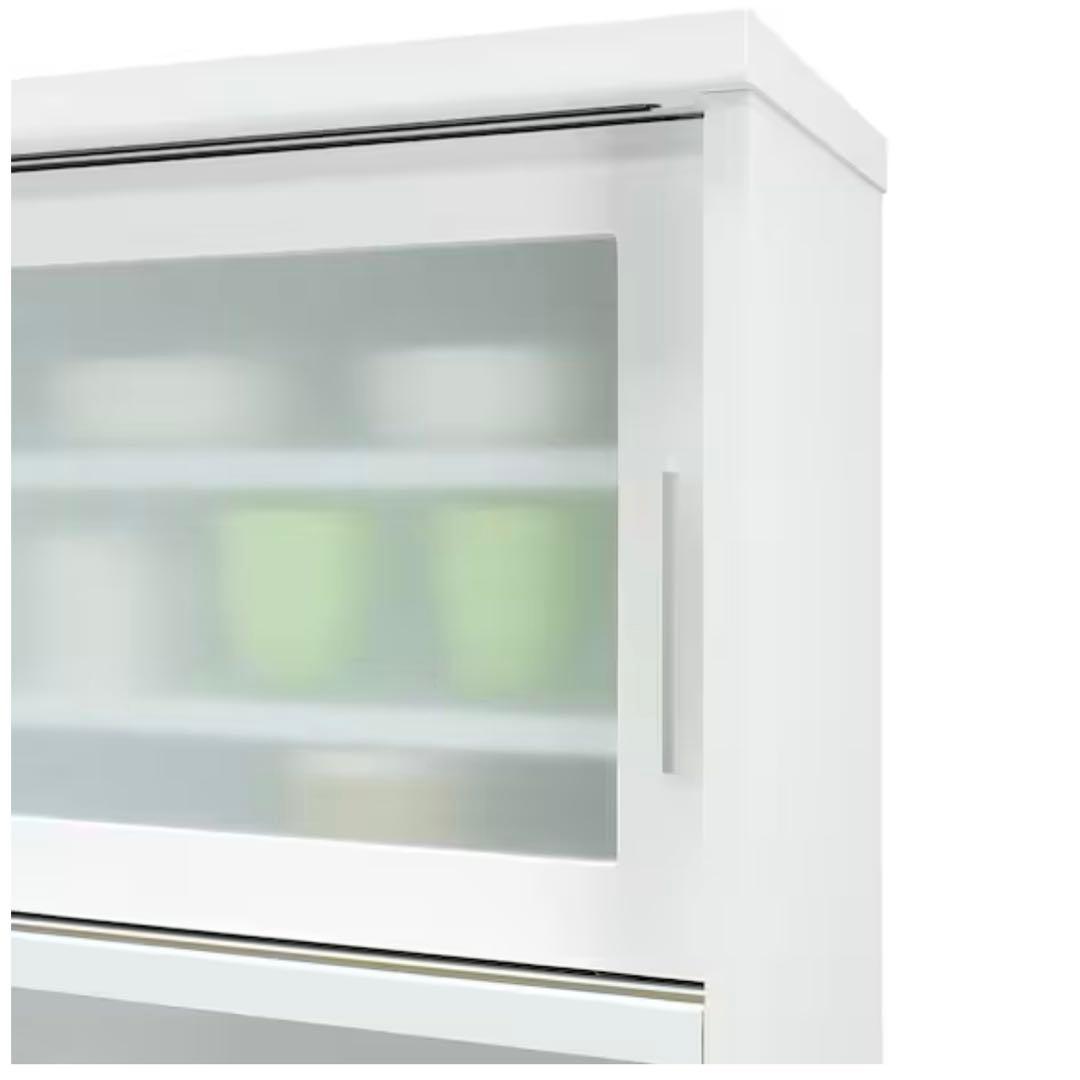 ニトリ　キッチンボード　鏡面仕様　ホワイト　幅160 高さ180