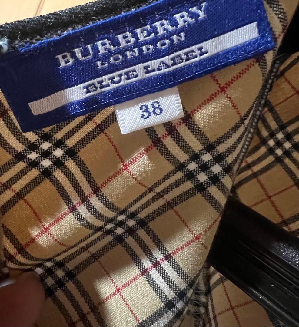 【極美品】BURBERRY ブルーレーベル　ノバチェック柄　ワンピース　38 M