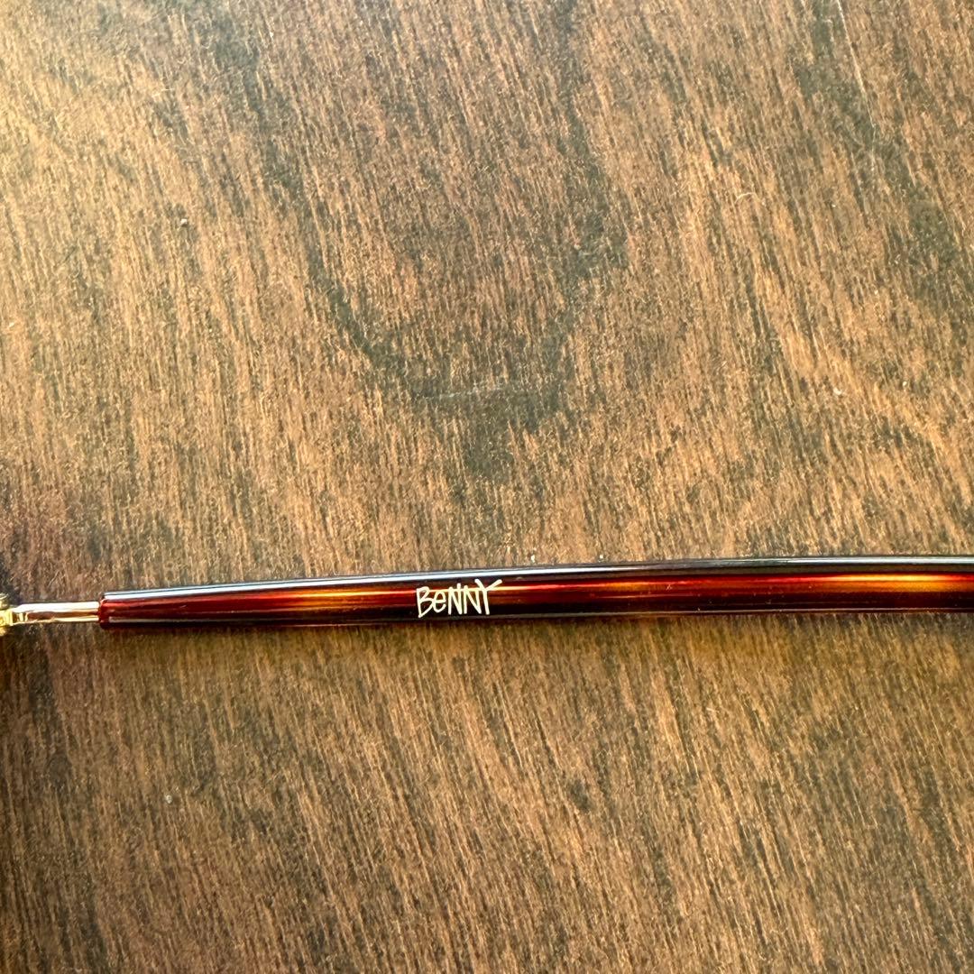 stussy サングラス　benny ゴールド×べっ甲