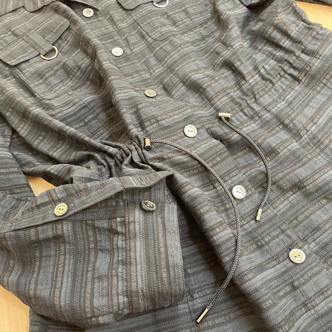 新品 レリアン Leilian 黒 トップス 15+ 大きいサイズ 日本製 春夏