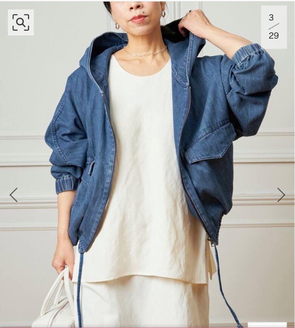 VACHEMENT/ヴァシュモン デニムフードブルゾン