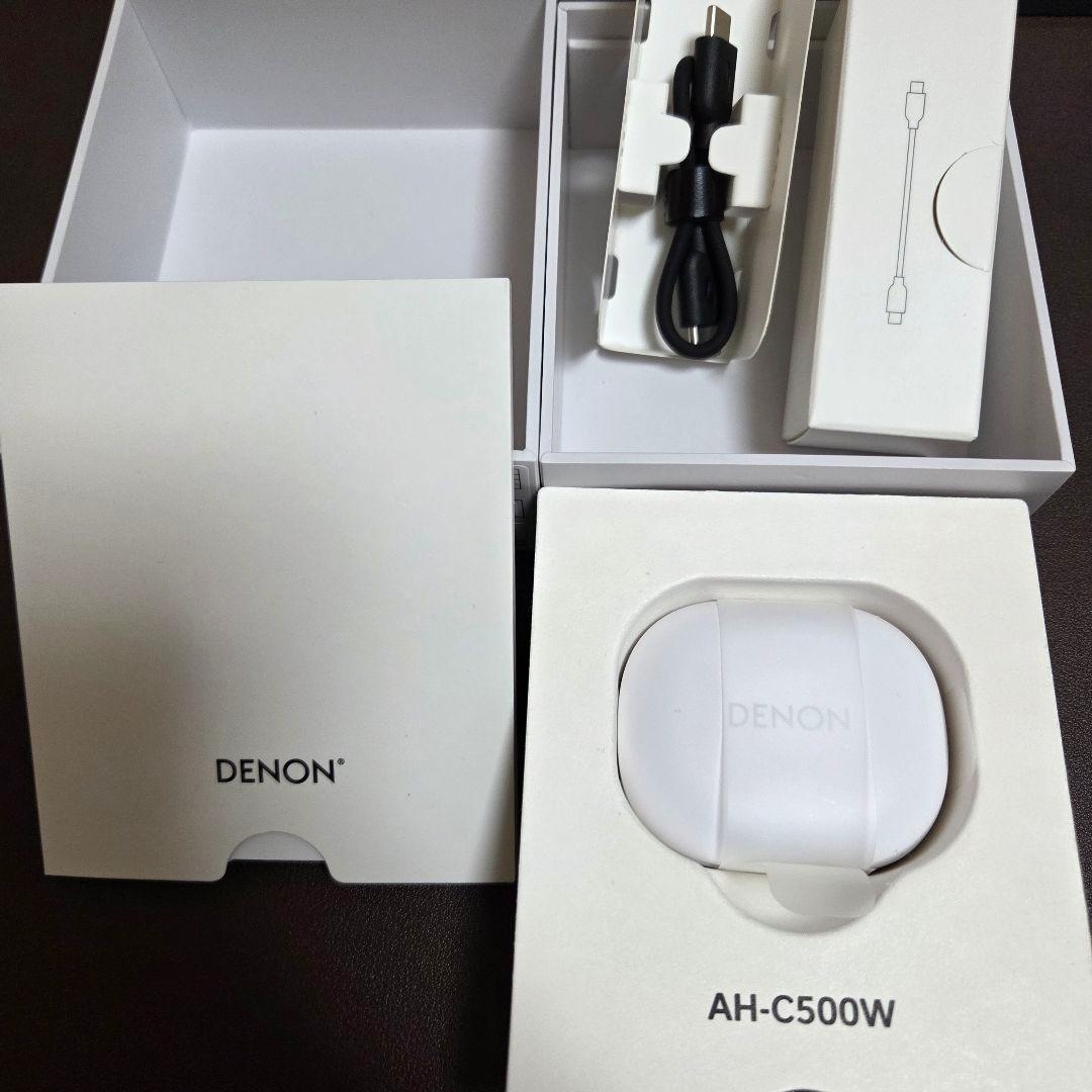 【新品同様】DENON AH-C500W ホワイト